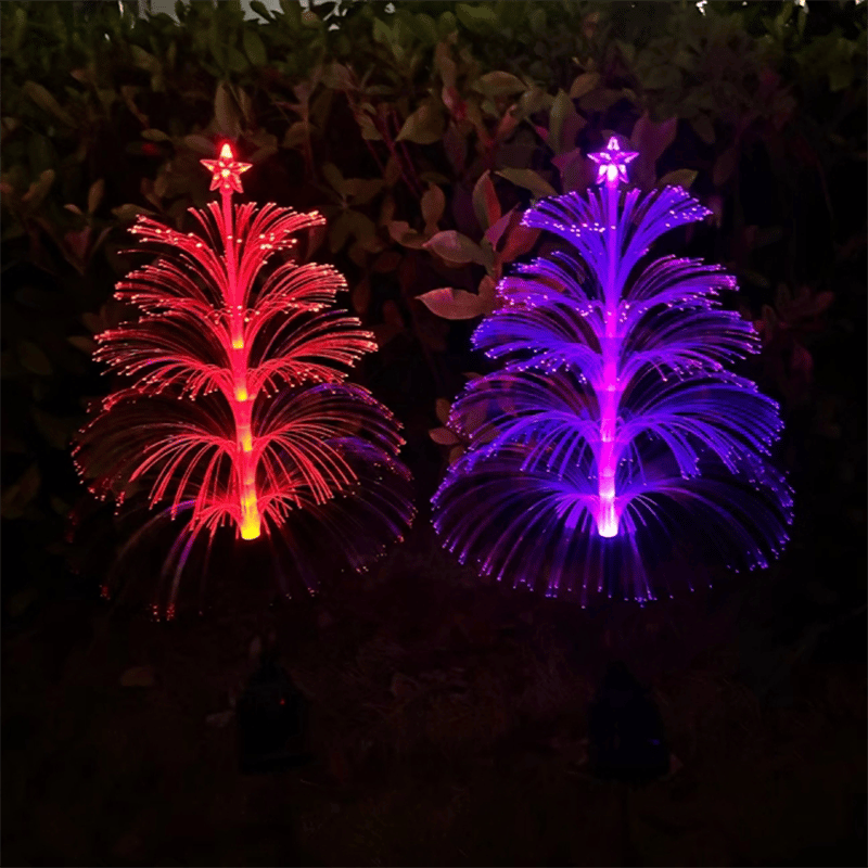 🔥Hot Sale-50% OFF🔥Seven Colors Gradient Solar Christmas Tree Lights