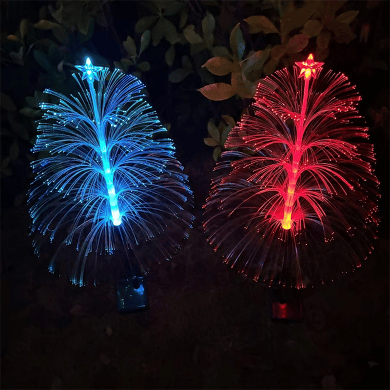🔥Hot Sale-50% OFF🔥Seven Colors Gradient Solar Christmas Tree Lights