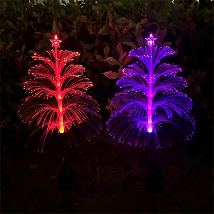 🔥Hot Sale-50% OFF🔥Seven Colors Gradient Solar Christmas Tree Lights