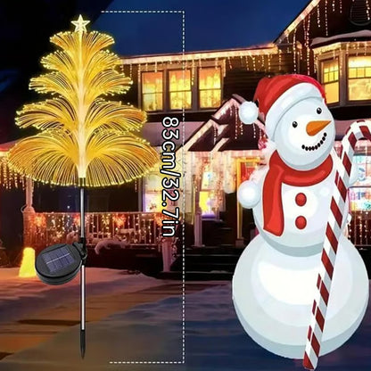 🔥Hot Sale-50% OFF🔥Seven Colors Gradient Solar Christmas Tree Lights